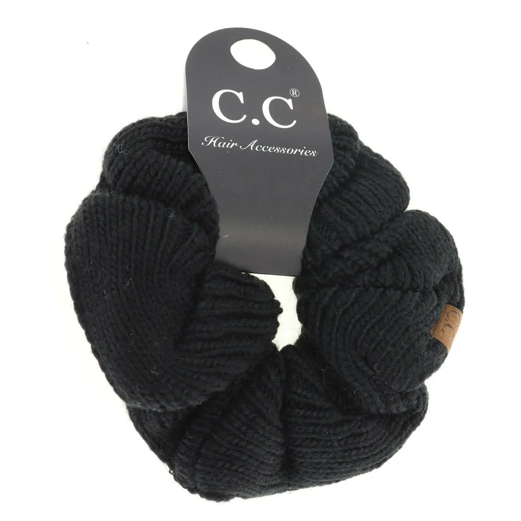 CC Solid Knit Scrunchie