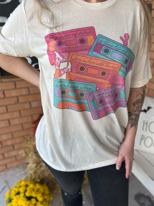 90s Country Cassettes Tee