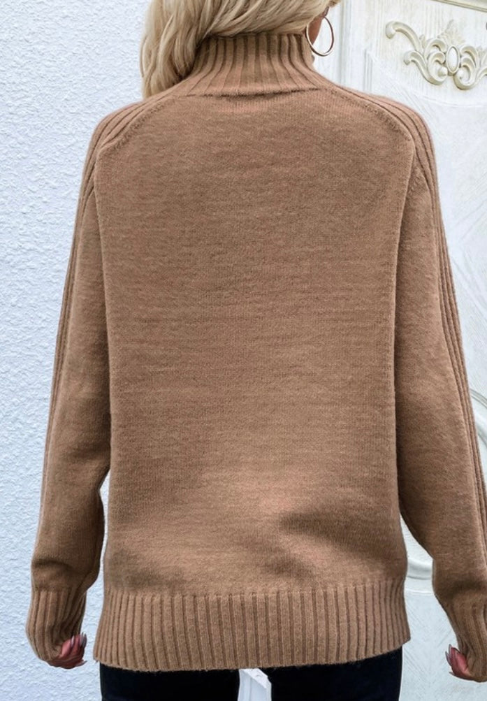Luna Mock Neck Sweater