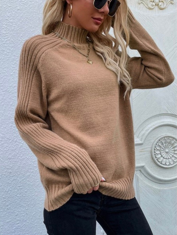 Luna Mock Neck Sweater